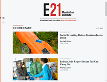 Tablet Screenshot of economics21.org
